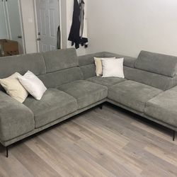 Gray Sectional Couch 