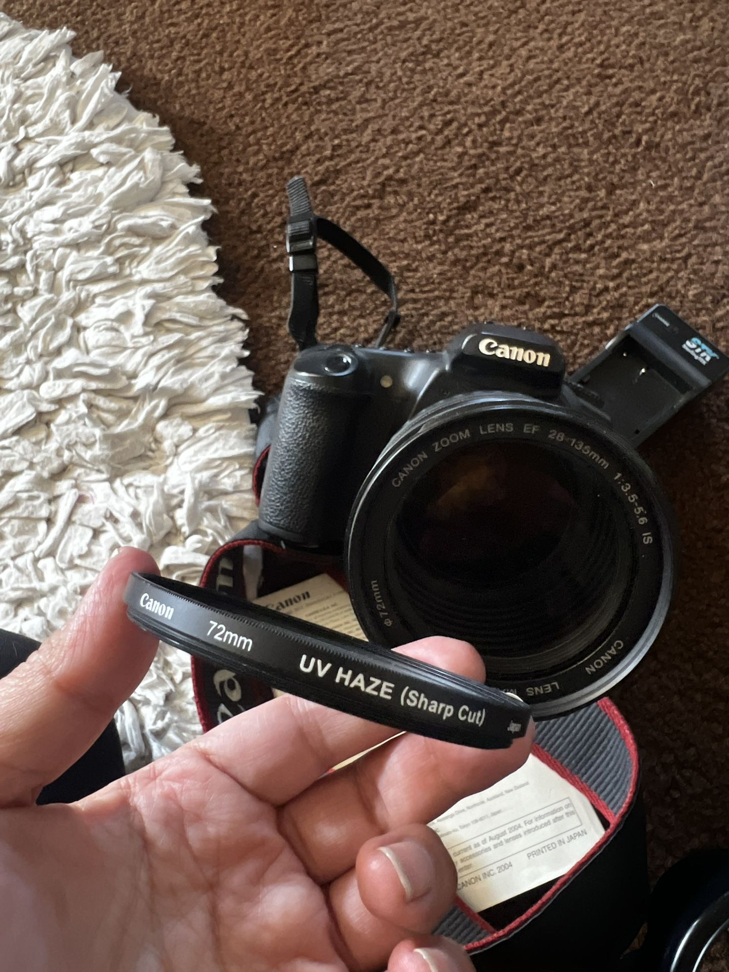 Canon EOS 20D Camera With Lens And Camera Bag!