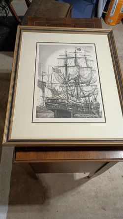 Framed Nautical Artwork by Alan Jay Gaines