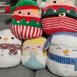 Lot Of Christmas Squishmallows 