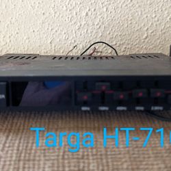 Rare Vintage Targa HT-7102 Graphic Equalizer 7 Band. Only For 12 V. Adjustable Bracket. 25 Amp. Right, left Adjustable Up to 15K Hz  pick up East or W