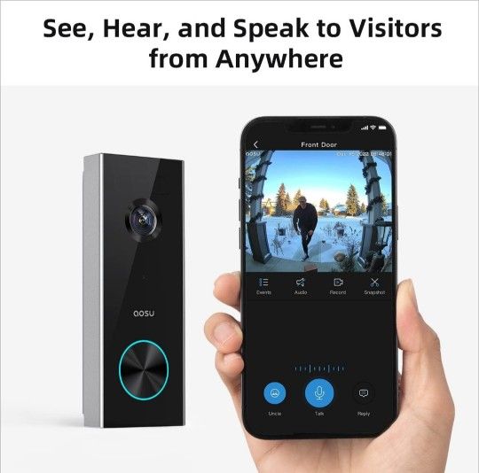 AOSU Doorbell Camera Wireless