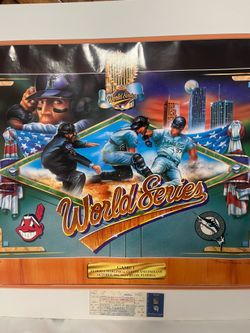 1997 WORLD SERIES GAME 1 TICKET MARLINS VS INDIANS PRO PLAYER STADIUM