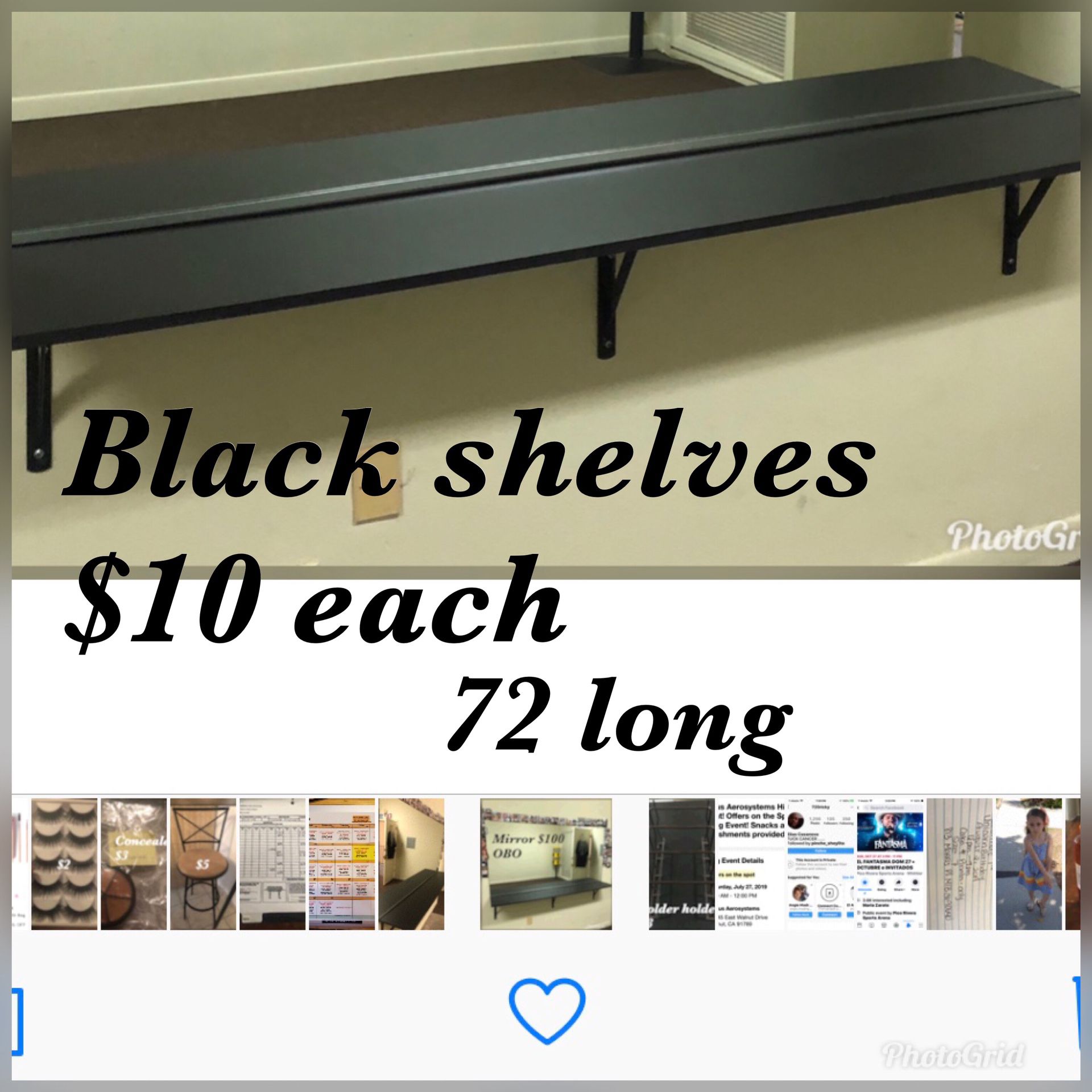 Shelves black