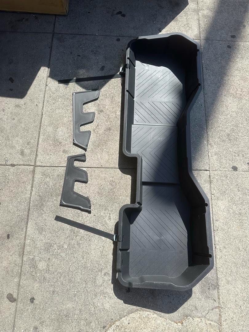 07-19 Chevy Silverado GMC Sierra 1(contact info removed) 3500 Rear Under Seat Cargo