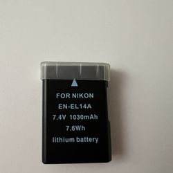 Lithium Battery EN-EL14A For Nikon 