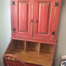 Schoolhouse desk and chair