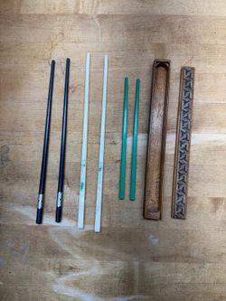 Assorted Chopsticks with Wooden Storage Case