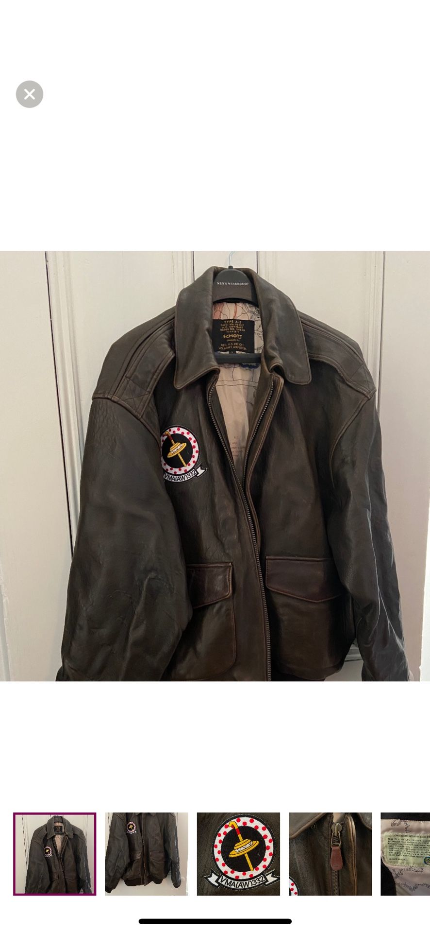 Vintage Schoot Leather Jacket
