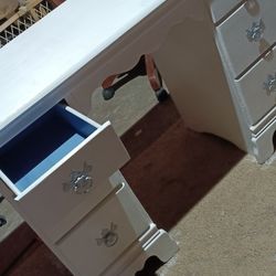 Vintage Refinished Maplewood Desk/vanity