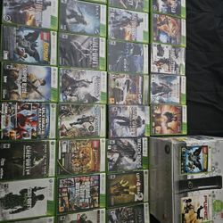 Xbox 360 And 28 Games 