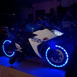 Two Wheel Kids Ride On Motorcycle W/training Wheels