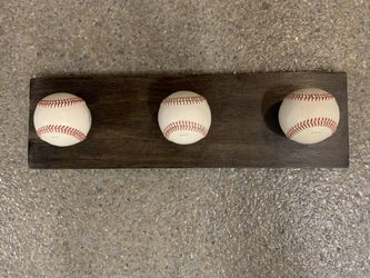 Baseball coat/towel rack