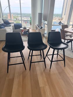 24 inch Bar Stools set of 3