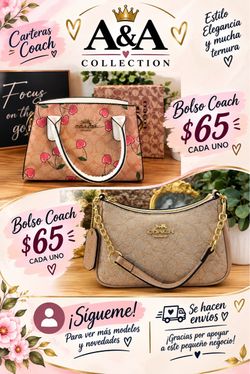 Coach Handbags Cherry Print and Signature