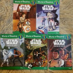 World of Reading Star Wars Lot Of 5 Book Boxed Set Level 1 by Disney Book Group