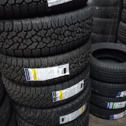 4 New Tires Installed/ Nuevas Llantas Instaladas 235/75/15 Good Year AT Tires