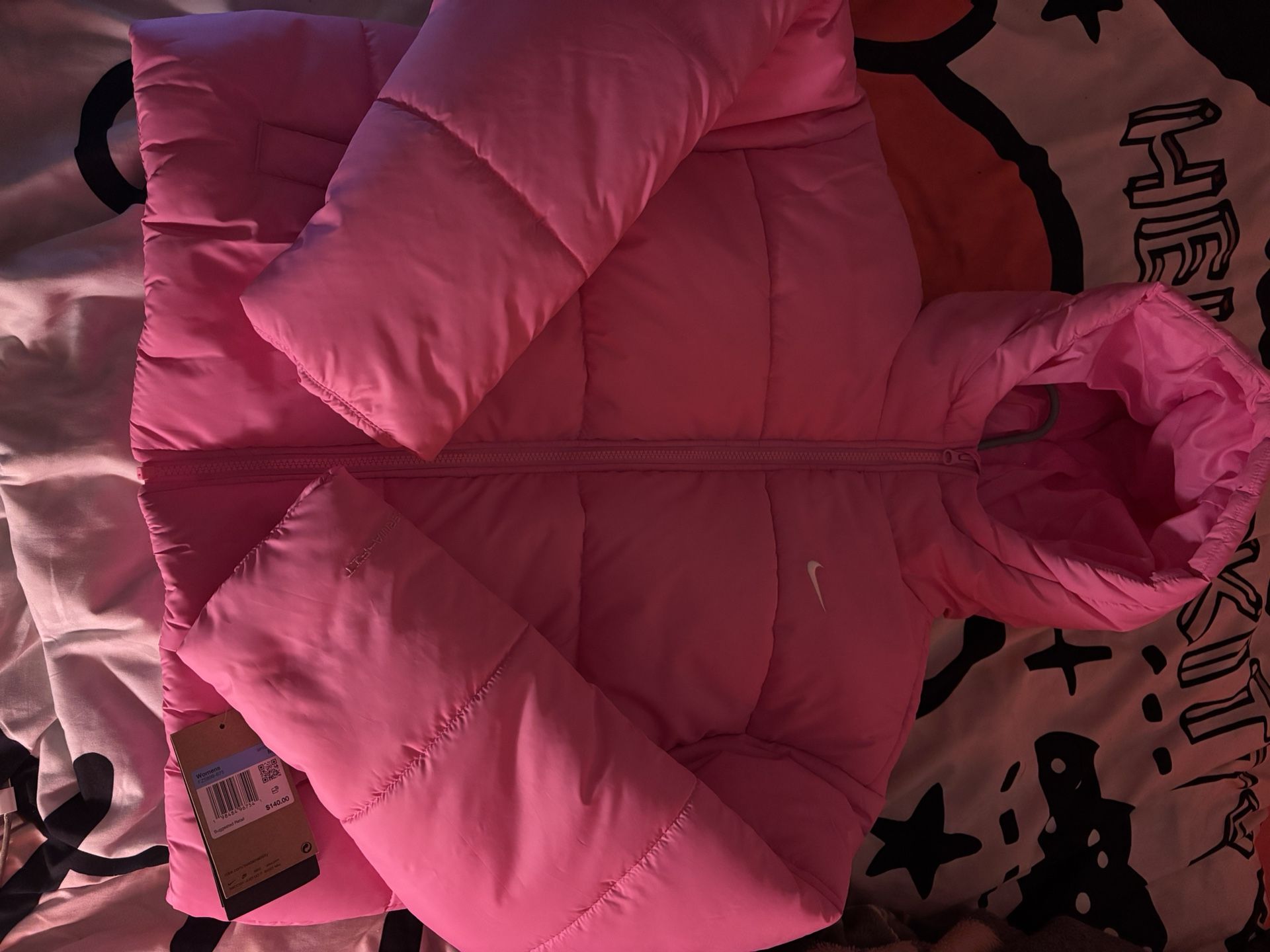Pink Nike Puffer Jacket