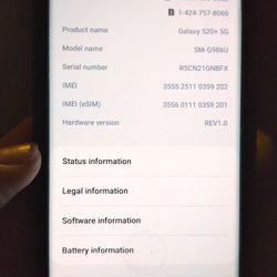 Samsung Galaxy S20 Plus Unlocked For Any Carrier 