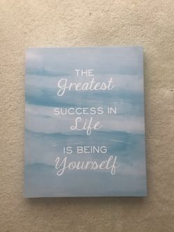Quote Canvas Painting