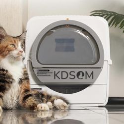 NEW Self Cleaning Litter Box, Automatic Litter Box Scoop, Cat Liter Box !