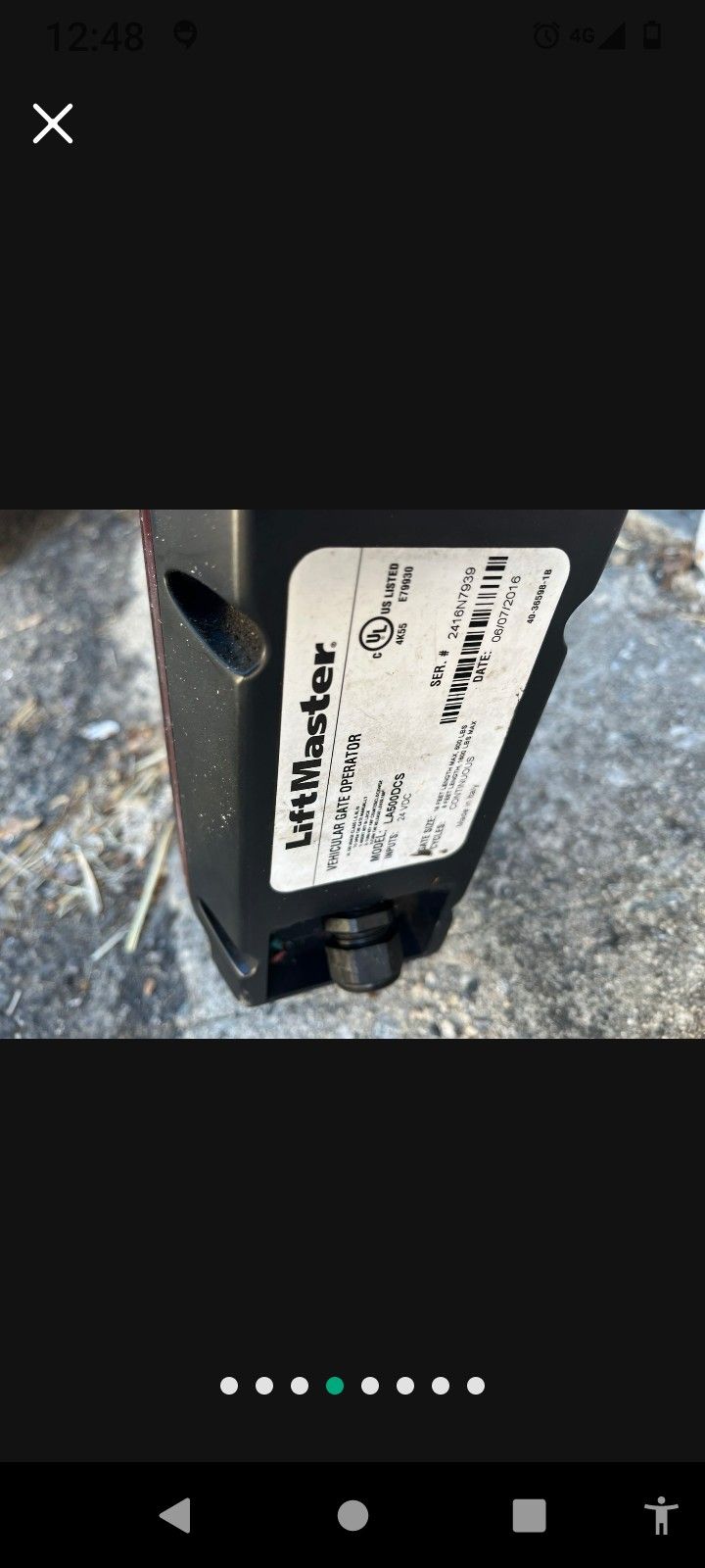 Lifmaster Swing Arms Only