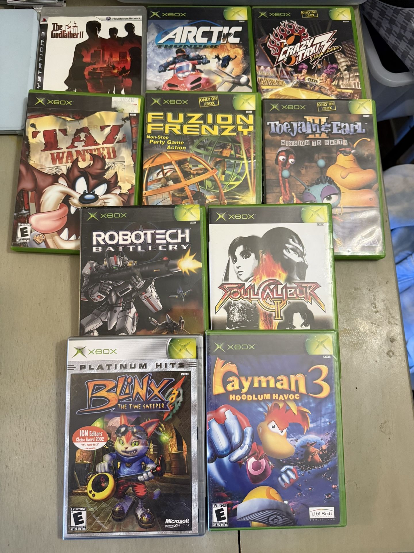 OG Xbox + PS3 Retro Game Lot – Blinx (Sealed), Rayman 3 (Sealed), ToeJam & Earl III, More!