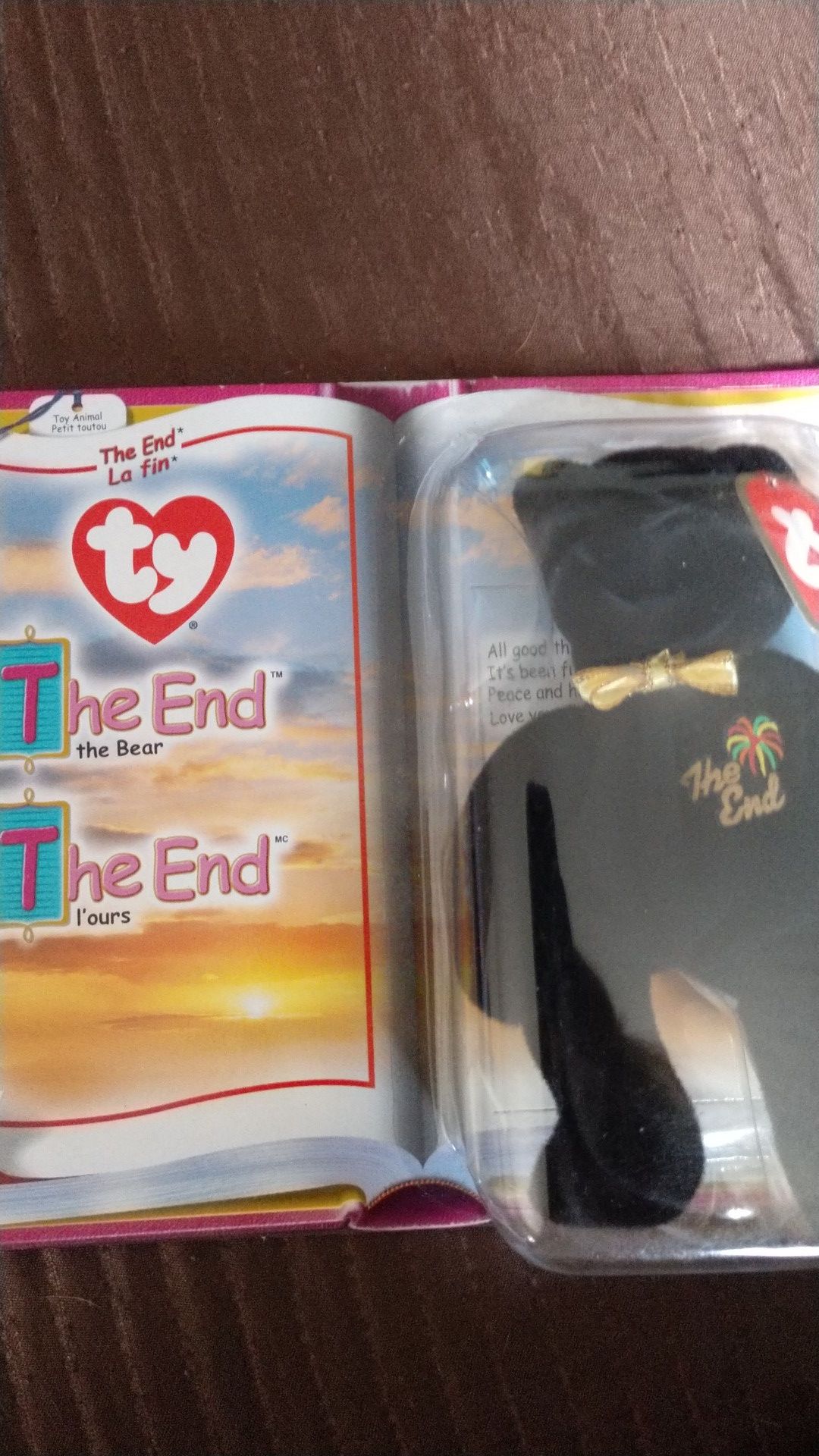 The End Beanie Babies from 2000
