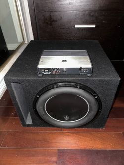 JL Audio Subwoofer 12W3v3-4 + JL Amplifier