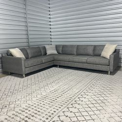 Mid Century Style Designer Sectional Couch