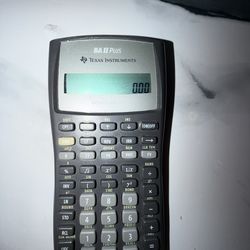BA 2 Plus Texas Instruments, Financial Calculator
