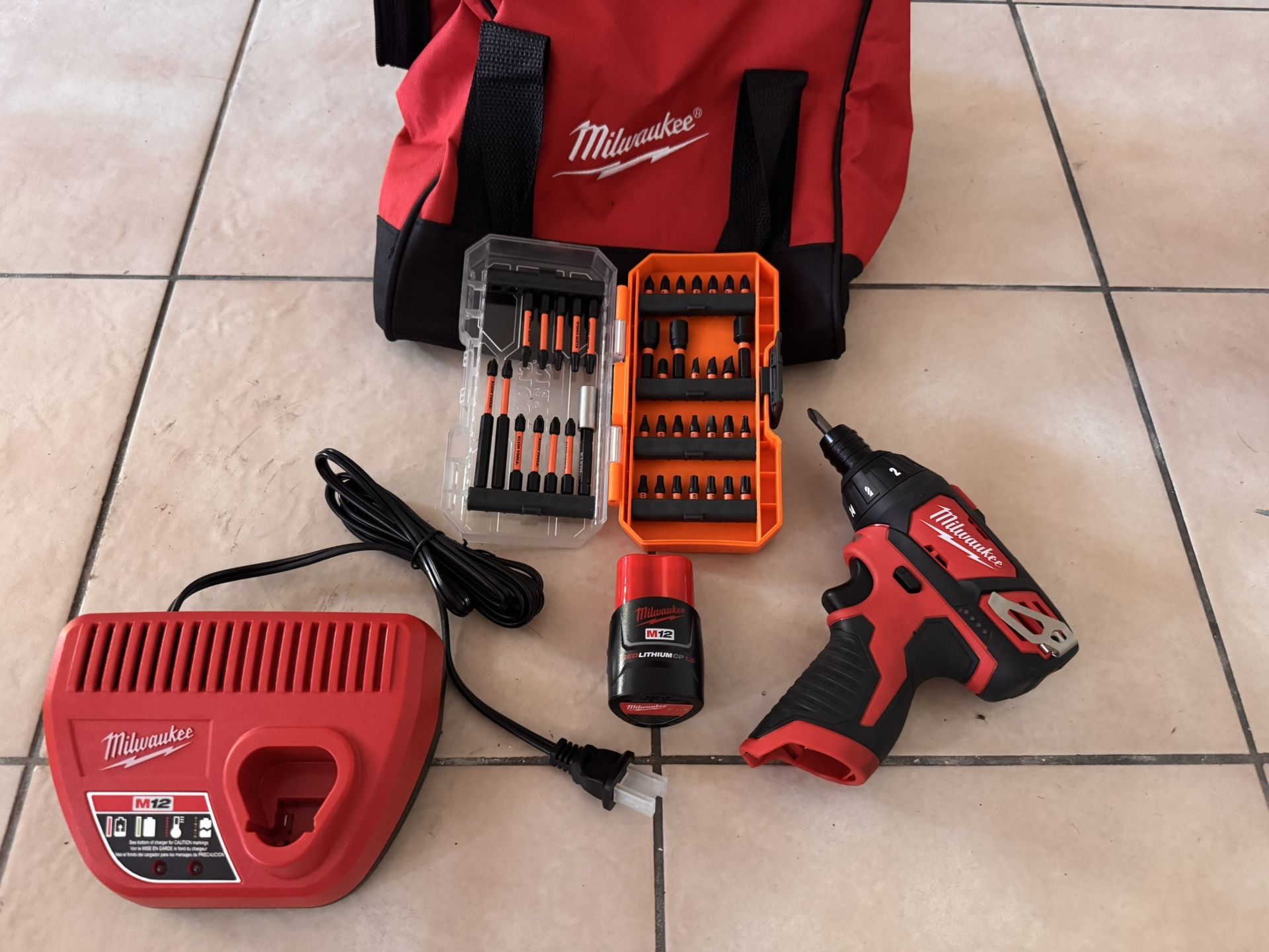 Milwaukee M12 1/4 Drill 120.00 OBO