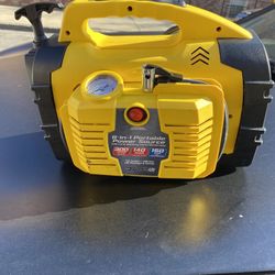 Rally Portable 8 in 1 Jump Starter and Power Source Unit with Air Compressor/Tire Inflator, AC/DC Power Outlets, LED Work Light and Hand Generator