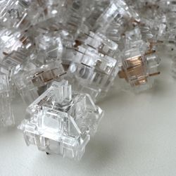 AKKO CS CRYSTAL TRANSPARENT LINEAR SWITCHES (88 PCS) for MECHANICAL HOT SWAP KEYBOARDS