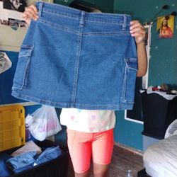 Blue Skirt Size Extra Large