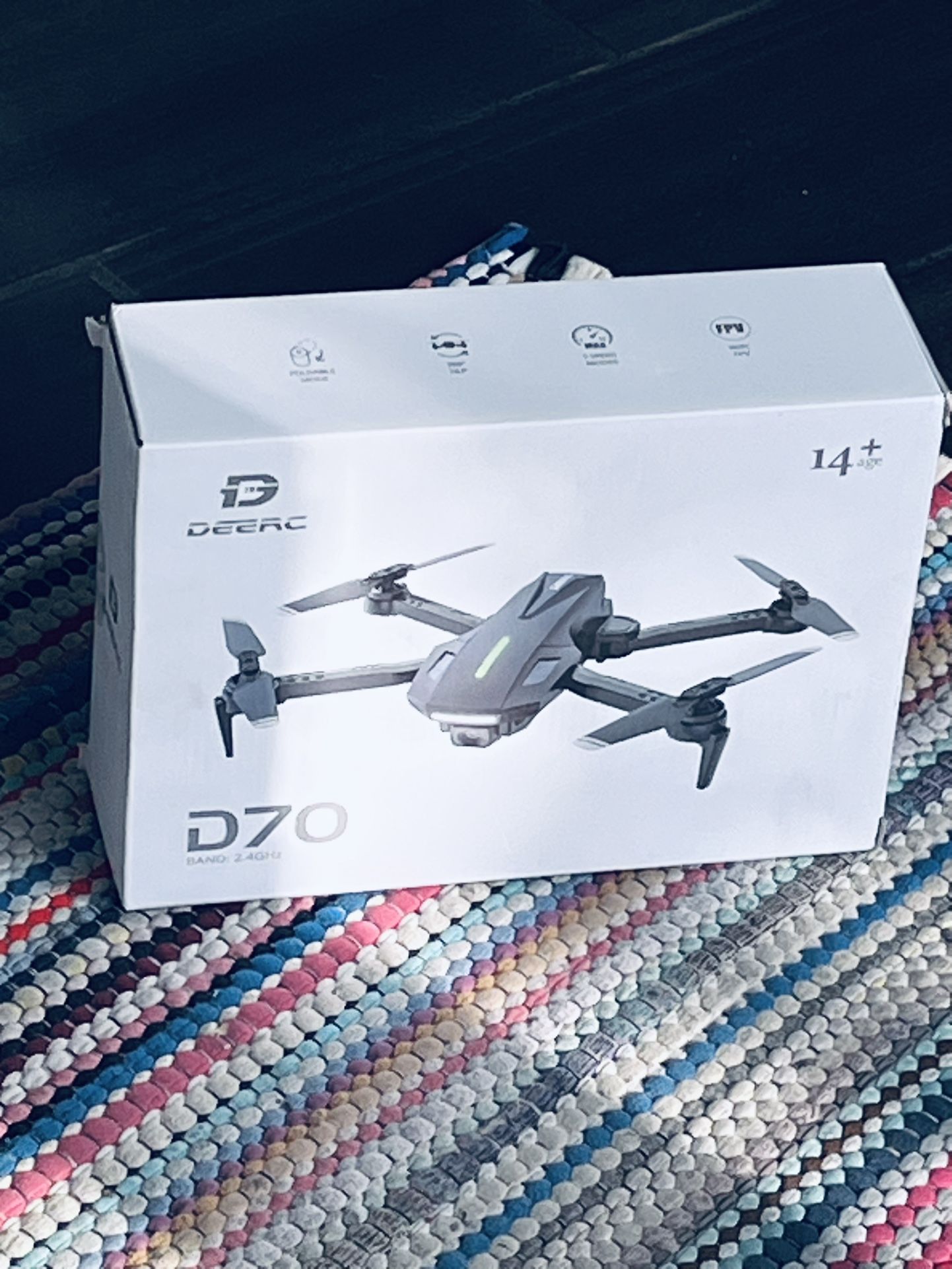Brand New DEERC Drone with Camera, D70 Drones with Camera for Adults 1080P HD