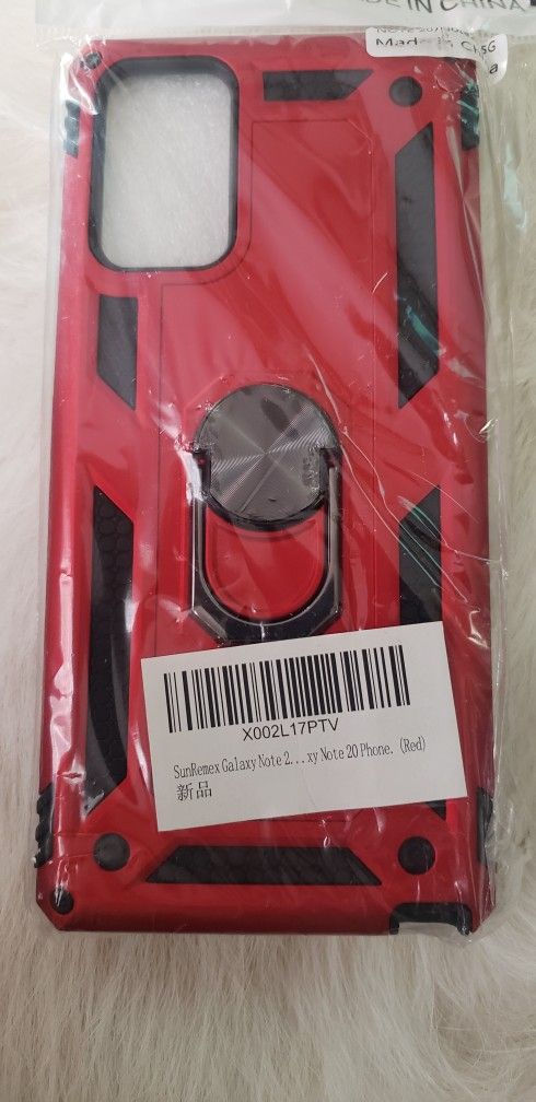 BRAND NEW RED SAMSUNG GALAXY NOTE 20/ NOTE 20 5G PHONE CASE