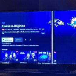 Samsung 55” Tv UN55MU9000FXZA Selling For Parts comes with Samsung one box and remote
