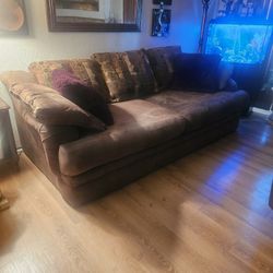 Suede Leather Sofa