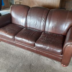 Lazy Boy Leather Couch