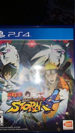PS4 game for sale Naruto shippuden ultimate ninja storm 4