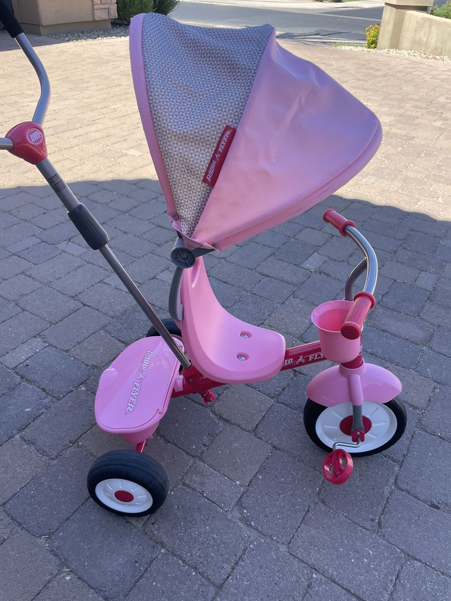 Folding Tricycle Tricycle Radio Flyer Pink Pink Girls Radio Flyer