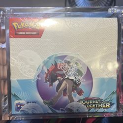Journey together Pokémon booster box with acrylic case