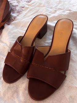 Nine West brown leather sandals
