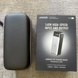 Anker 737 Power Bank 140W with Carrying case