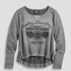 Harley-Davidson women’s American Legend , Pullover Crew Neck Sweatshirt 