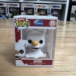 BITTY Zero Funko Pop #71 Disney Nightmare Before Christmas NBC Movies Burton Dog