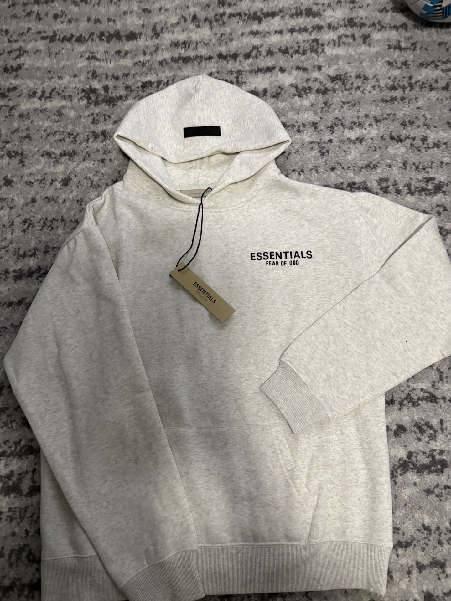 White Essential Hoddie