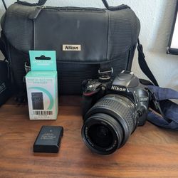 Nikon D3200 Camera + Lens + Bag