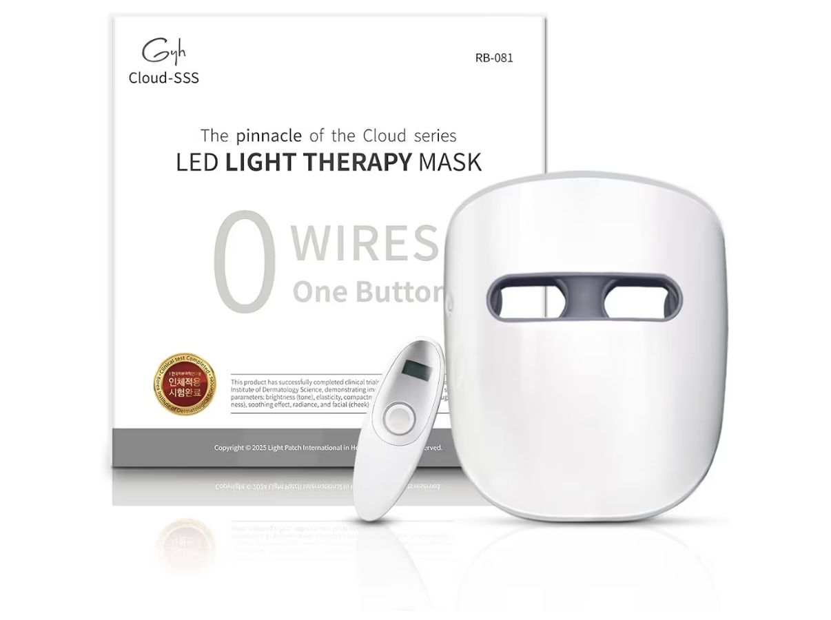 NEW/ Face Mask Light Therapy, Red Light Therapy for Face, Wireless High Dose Green, Blue, Infrared Light Therapy Mask for Skin Care & Anti-wrinkles, C